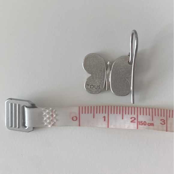 Tous Silver Butterfly Earrings - Picture 2 of 3